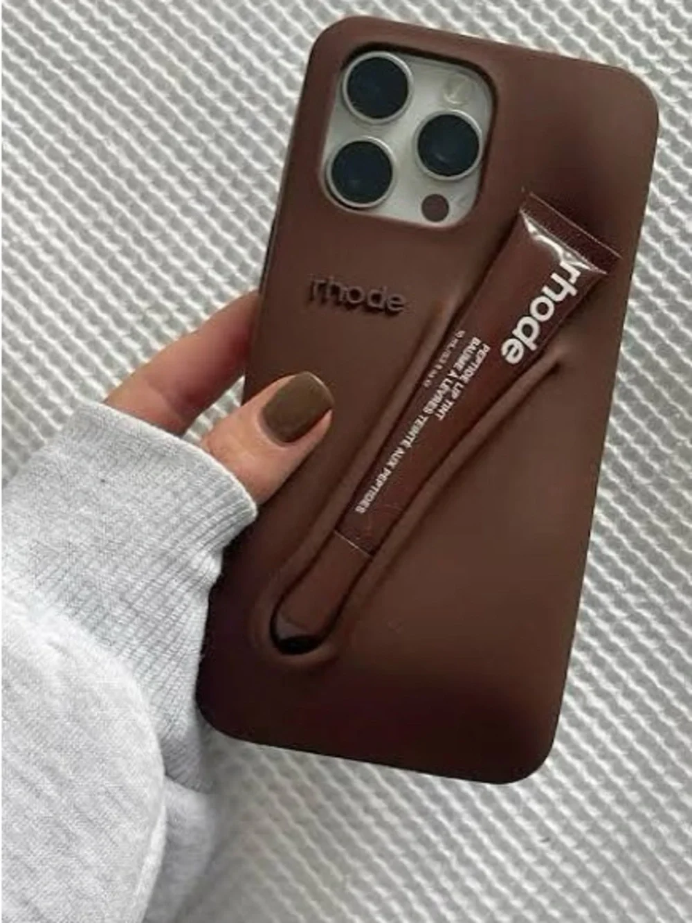 Rhode Fall Lip Case Espresso iPhone 16 Pro Max